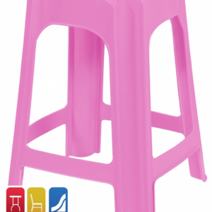 Banco Plástico 4 Patas