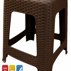 Alternative view of Banco Plástico 4 Patas