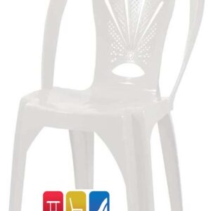 Alternative view of Silla Plástica Pavo Real Sin Codera