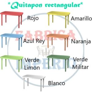 Alternative view of Mesa Quitapón Rectangular 1.40m