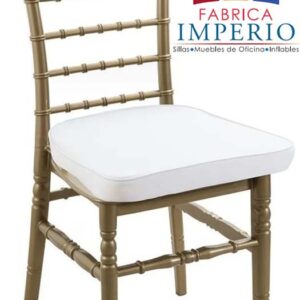 Alternative view of Silla Plástica Tiffany Bambú