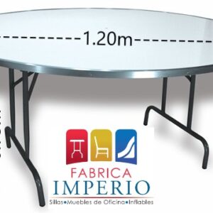Tablón Fibra de Vidrio Redondo de 1.20m
